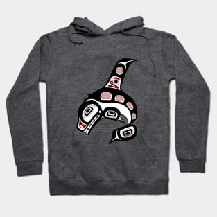 Northwest Pacific coast Haida art Killer whale Hoodie